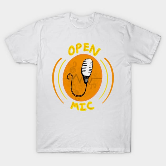 Open Mic T-Shirt by Joker & Angel